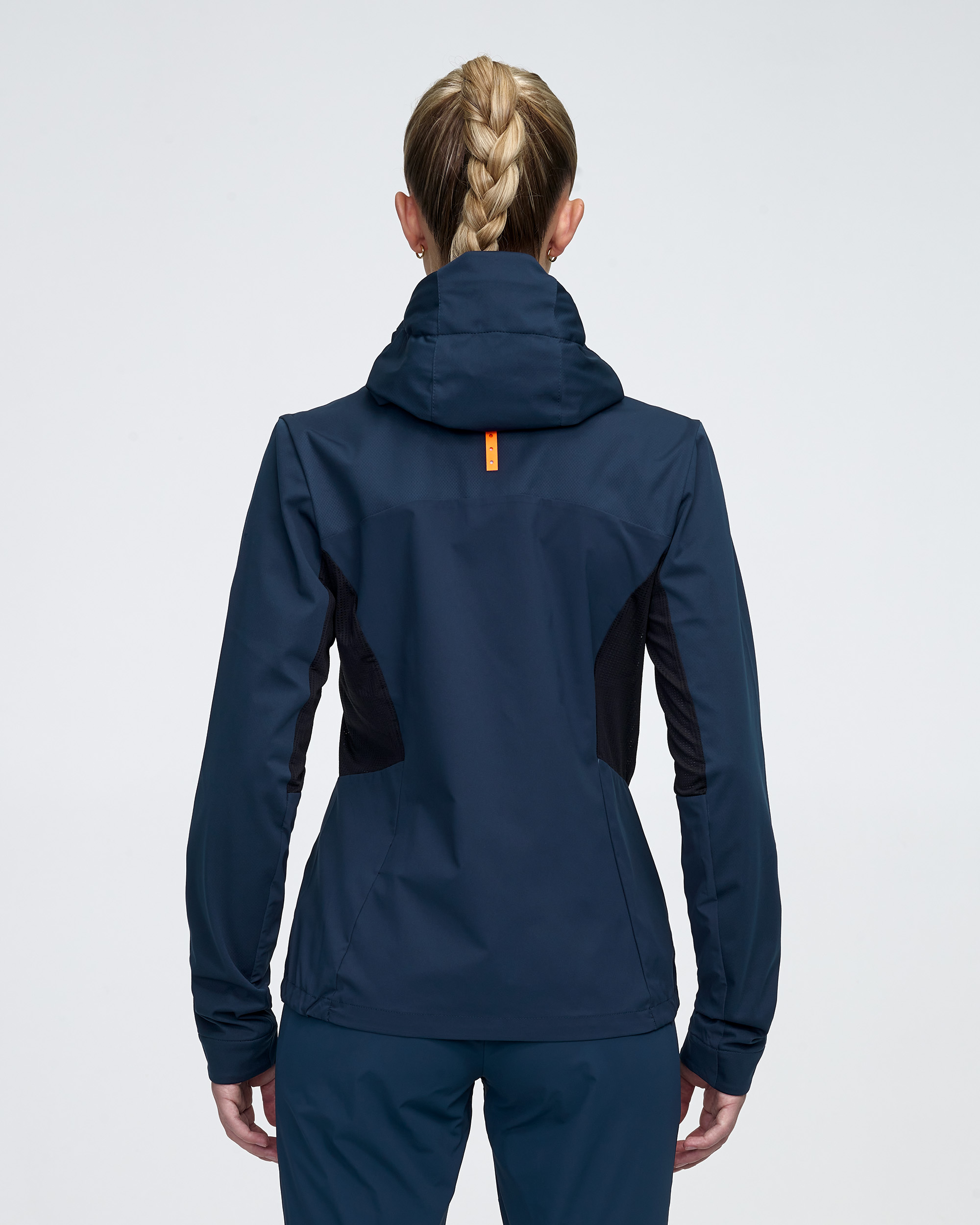 ウォータープルーフジャケット　二乃 Jacket Coverage for women - Navy blue