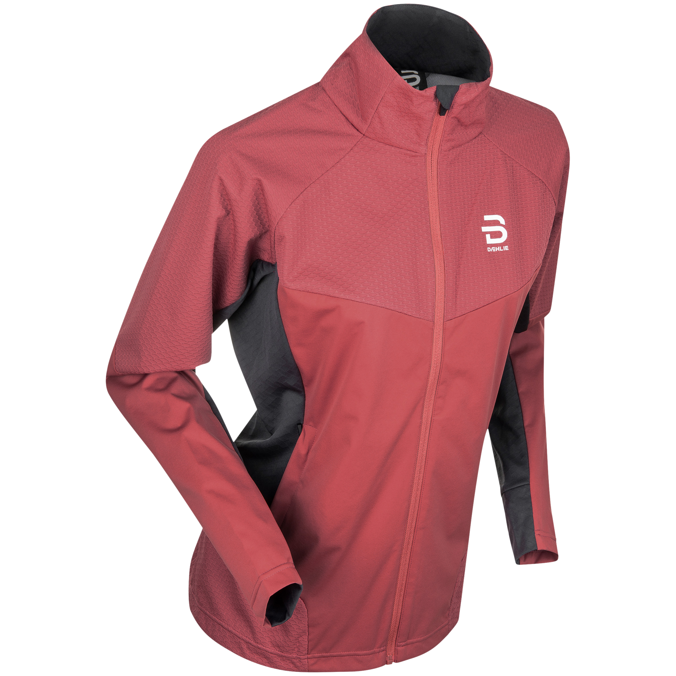 Jacket Rigid for women - Pale red