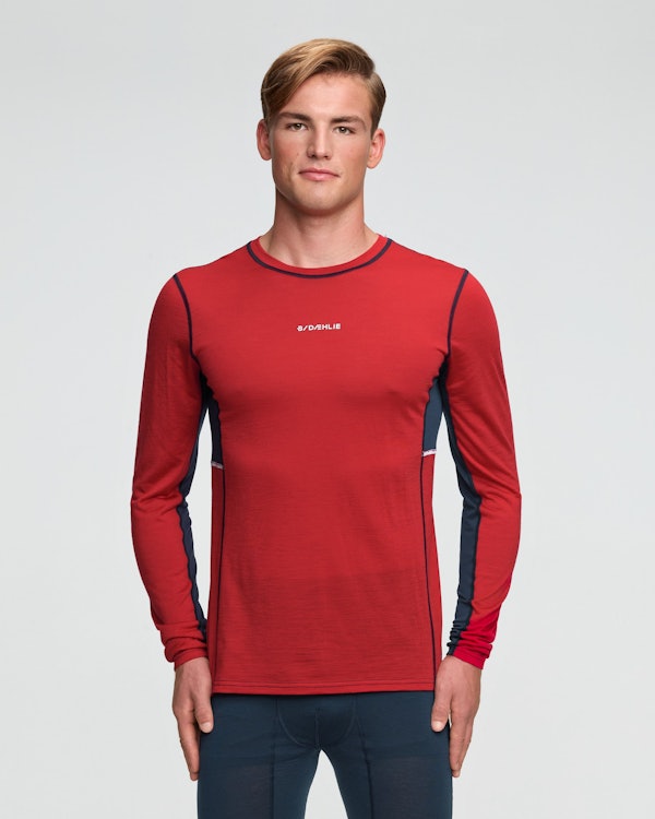 Performance Wool langermet ulltrøye til herre