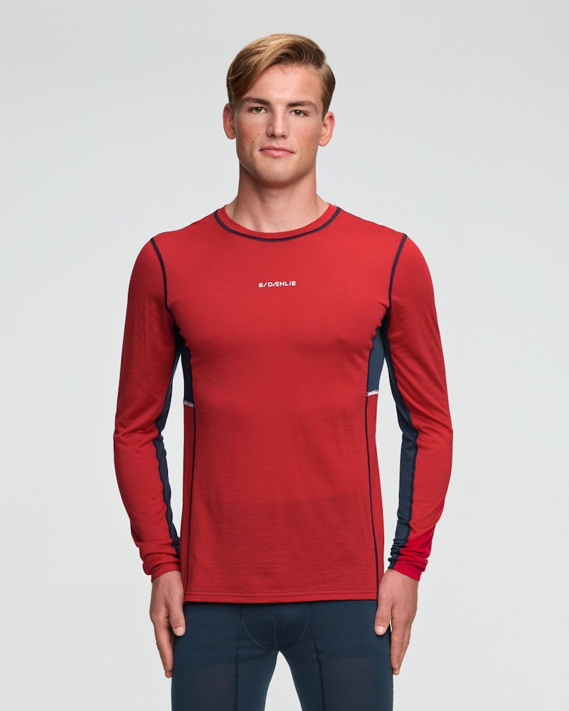 Performance Wool langermet ulltrøye til herre