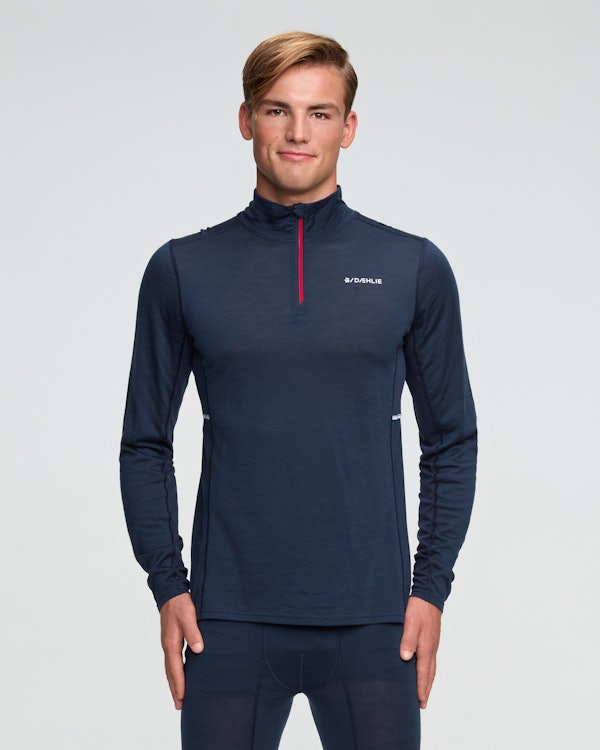 Performance Wool Half Zip men's