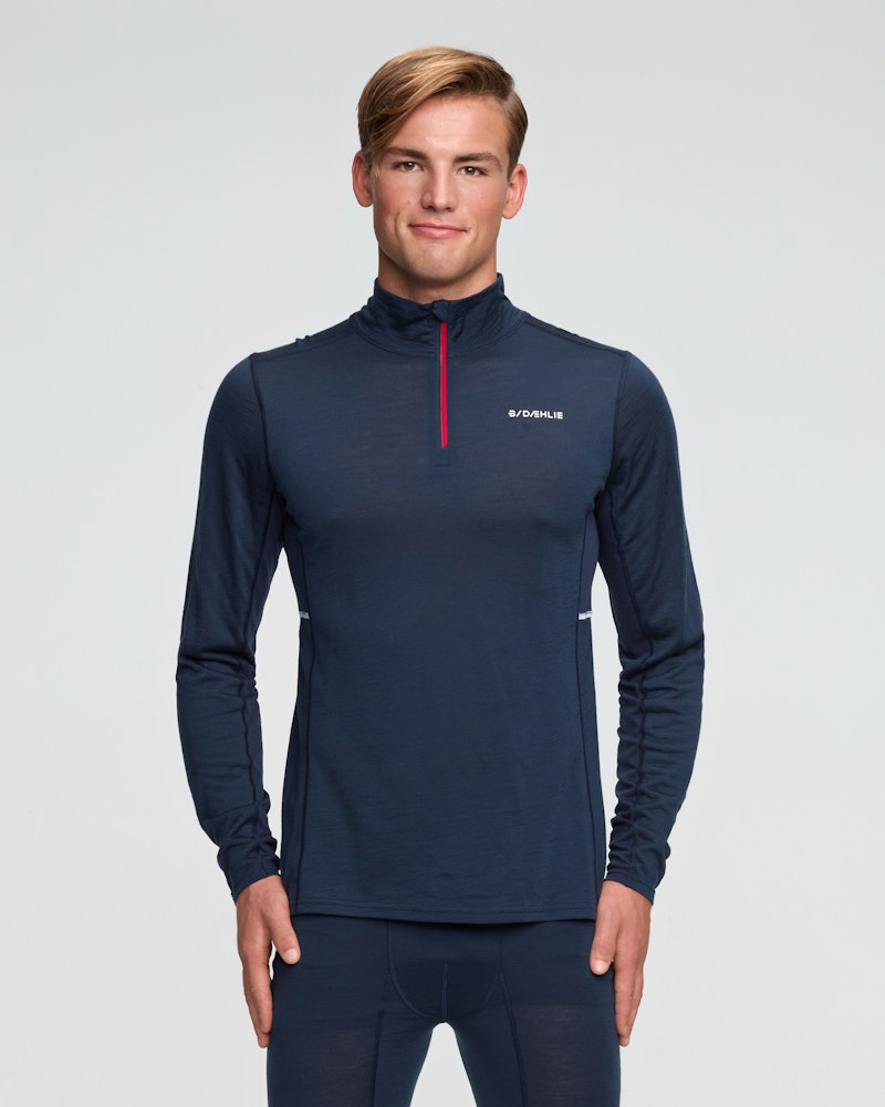 Performance Wool Half Zip men's