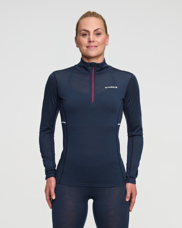 Performance Wool Half Zip women's